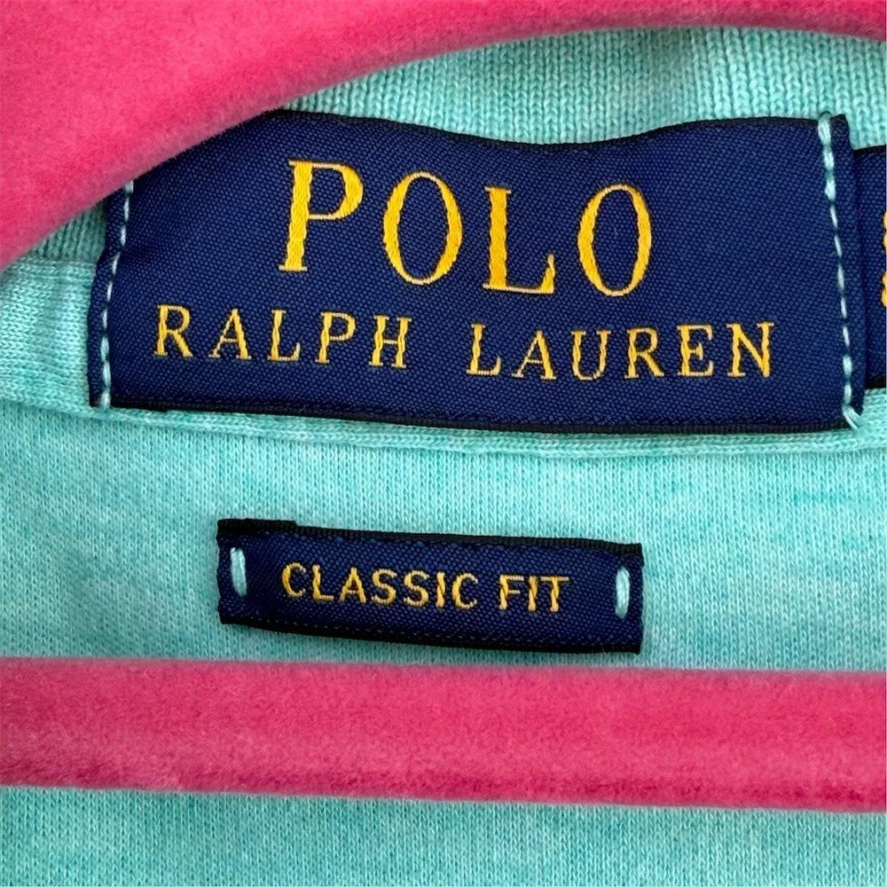Polo Ralph Lauren Polo Shirt Mens L Classic Fit Short Sleeve Solid